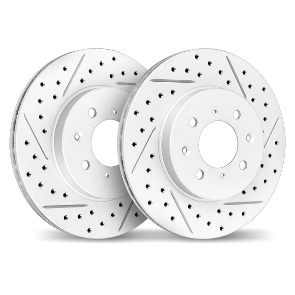 DFC® - Geoperformance Drilled and Slotted Rear Drilled and Slotted Brake Rotors