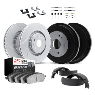 DFC® - Geoperformance Slotted Brake Kit with 5000 Advanced Brake Pads
