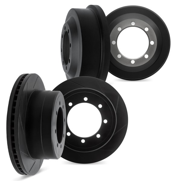 DFC® - Premium Slotted Front and Rear Brake Rotors