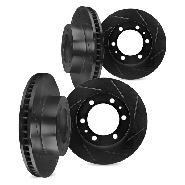 DFC® - Premium Slotted Front and Rear Brake Rotors