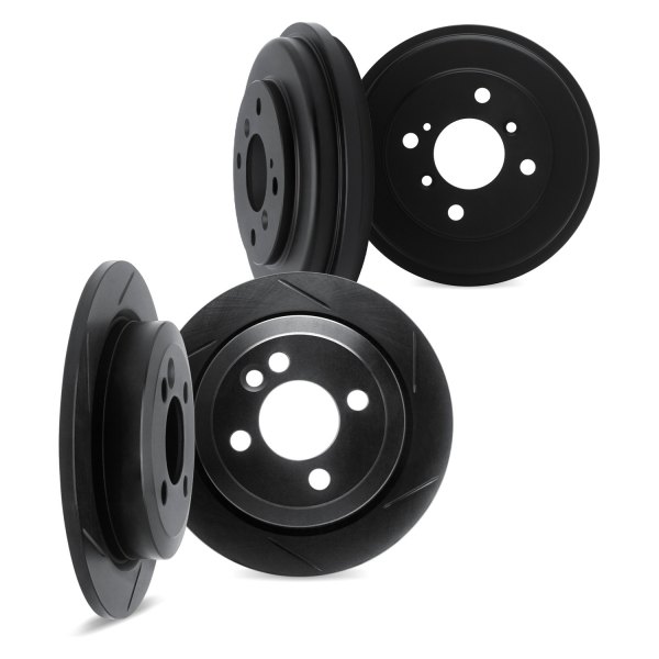 DFC® - Premium Slotted Front and Rear Brake Rotors