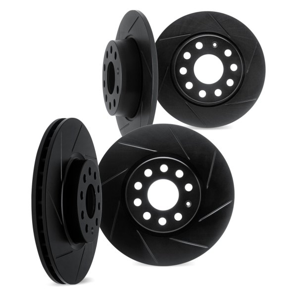 DFC® - Premium Slotted Front and Rear Brake Rotors