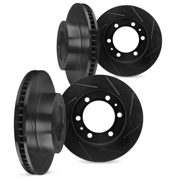 DFC® - Premium Slotted Front and Rear Brake Rotors