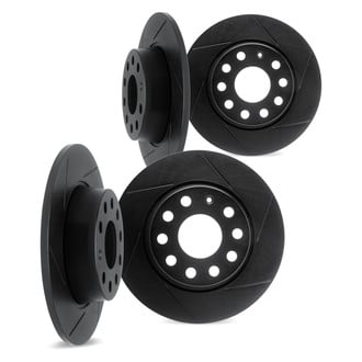 DFC® - Premium Slotted Front and Rear Brake Rotors