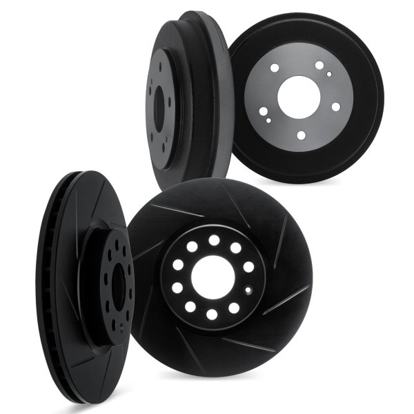 DFC® - Premium Slotted Front and Rear Brake Rotors