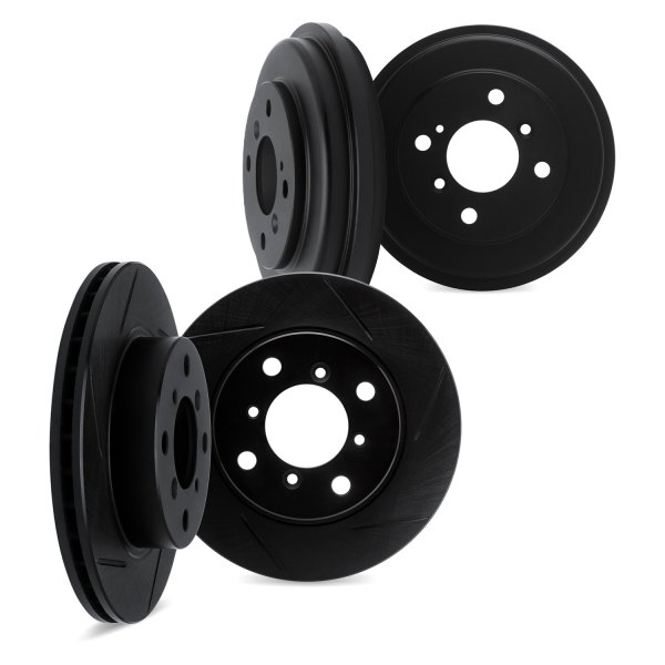 DFC® - Premium Slotted Front and Rear Brake Rotors