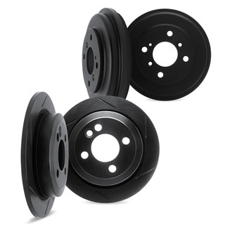 DFC® - Premium Slotted Front and Rear Brake Rotors