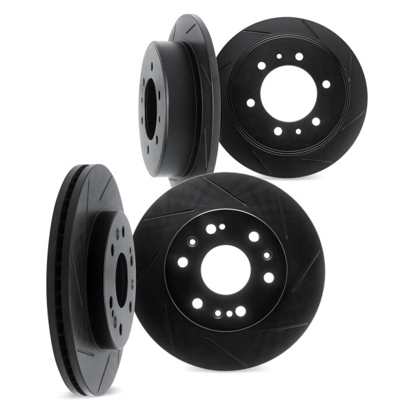 DFC® - Premium Slotted Front and Rear Brake Rotors