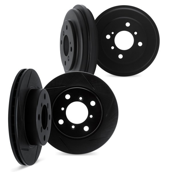 DFC® - Premium Slotted Front and Rear Brake Rotors