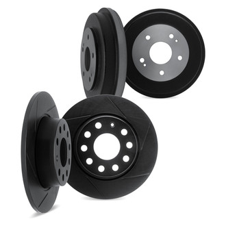 DFC® - Premium Slotted Front and Rear Brake Rotors