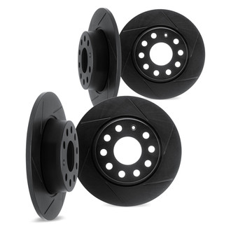 DFC® - Premium Slotted Front and Rear Brake Rotors