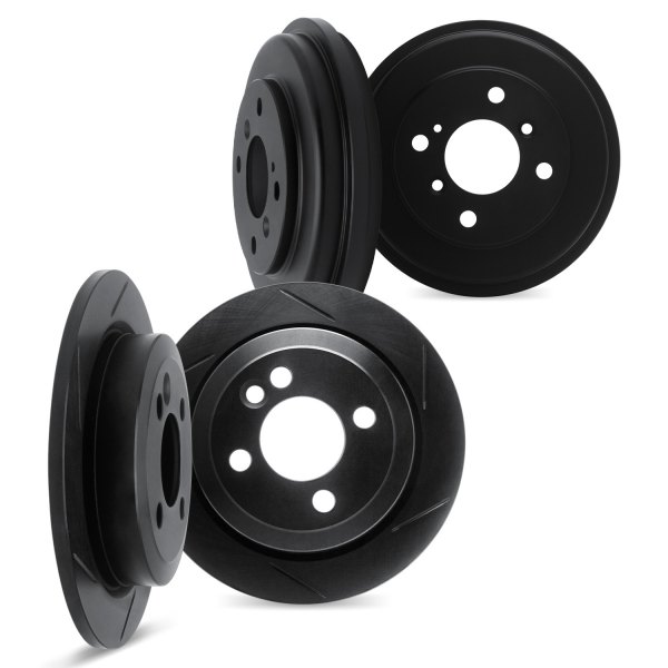 DFC® - Premium Slotted Front and Rear Brake Rotors