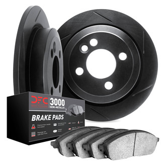 DFC® - Slotted Brake Kit with 3000 Series Semi-Metallic Brake Pads