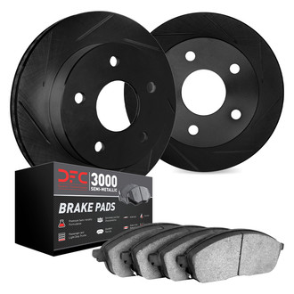 DFC® - Slotted Brake Kit with 3000 Series Semi-Metallic Brake Pads