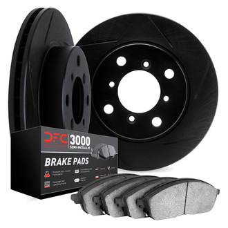 DFC® - Slotted Brake Kit with 3000 Series Semi-Metallic Brake Pads