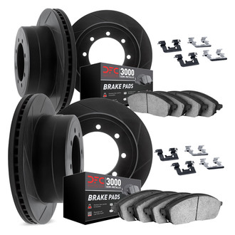 DFC® - Slotted Brake Kit with 3000 Series Semi-Metallic Brake Pads