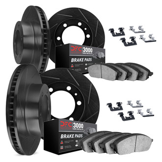 DFC® - Slotted Brake Kit with 3000 Series Semi-Metallic Brake Pads