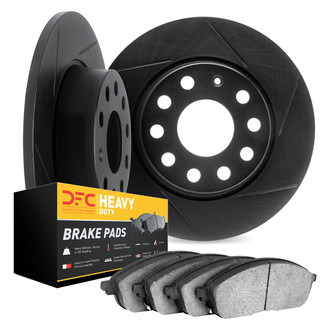 DFC® - Slotted Rear Brake Kit with Heavy Duty Brake Pads