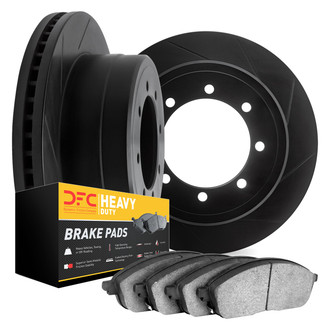 DFC® - Slotted Front Brake Kit with Heavy Duty Brake Pads