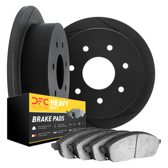 DFC® - Slotted Rear Brake Kit with Heavy Duty Brake Pads