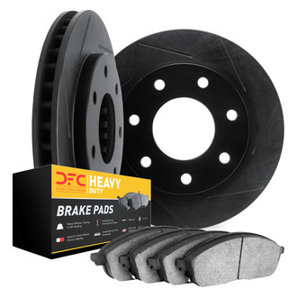 DFC® - Slotted Front Brake Kit with Heavy Duty Brake Pads