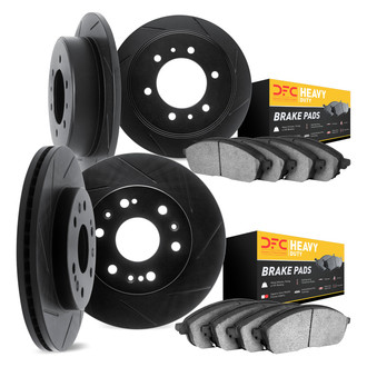 DFC® - Slotted Front and Rear Brake Kit with Heavy Duty Brake Pads