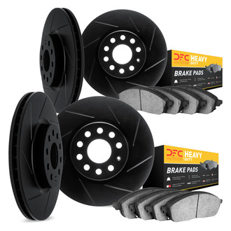 DFC® - Slotted Front and Rear Brake Kit with Heavy Duty Brake Pads