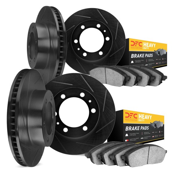 DFC® - Slotted Front and Rear Brake Kit with Heavy Duty Brake Pads