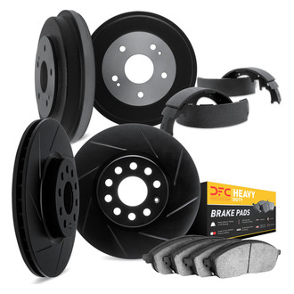 DFC® - Slotted Front and Rear Brake Kit with Heavy Duty Brake Pads