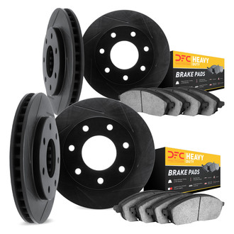 DFC® - Slotted Front and Rear Brake Kit with Heavy Duty Brake Pads
