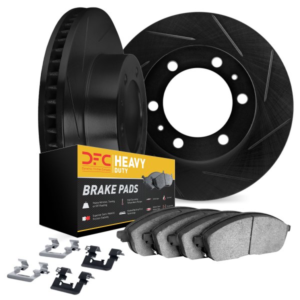 DFC® - Slotted Rear Brake Kit with Heavy Duty Brake Pads