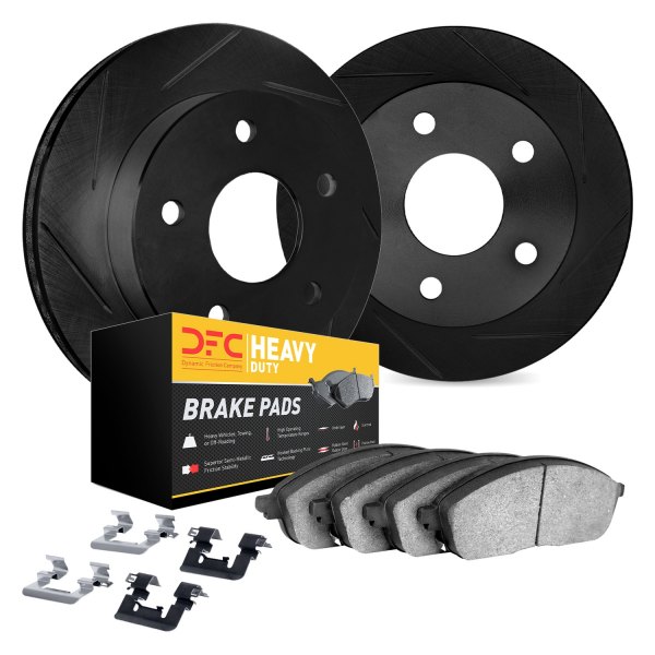 DFC® - Slotted Front Brake Kit with Heavy Duty Brake Pads