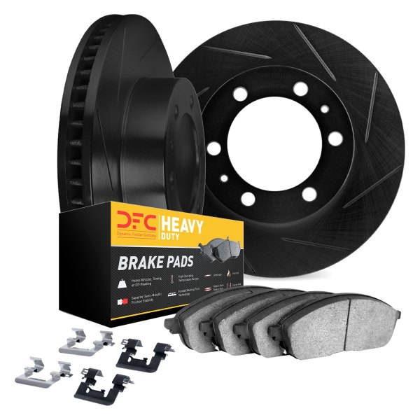 DFC® - Slotted Rear Brake Kit with Heavy Duty Brake Pads