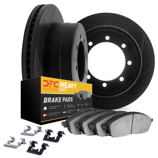 DFC® - Slotted Front Brake Kit with Heavy Duty Brake Pads