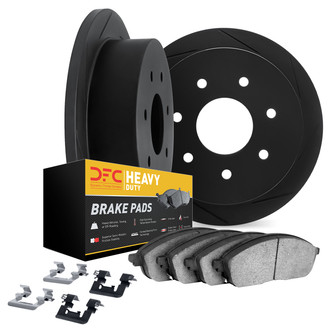 DFC® - Slotted Rear Brake Kit with Heavy Duty Brake Pads