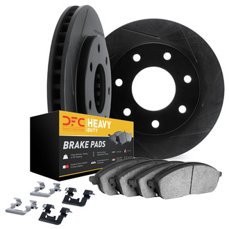 DFC® - Slotted Front Brake Kit with Heavy Duty Brake Pads
