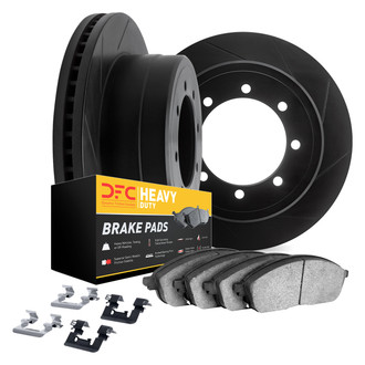 DFC® - Slotted Rear Brake Kit with Heavy Duty Brake Pads
