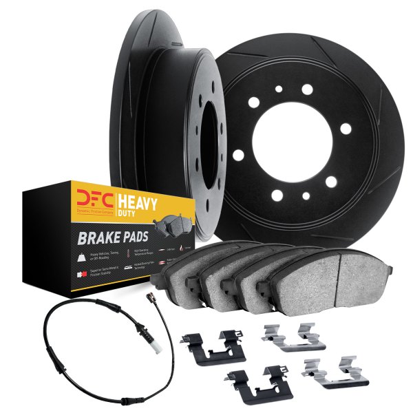 DFC® - Slotted Rear Brake Kit with Heavy Duty Brake Pads