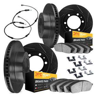 DFC® - Slotted Front and Rear Brake Kit with Heavy Duty Brake Pads