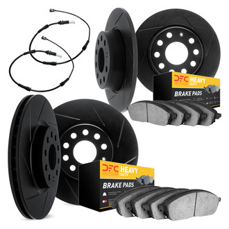 DFC® - Slotted Front and Rear Brake Kit with Heavy Duty Brake Pads