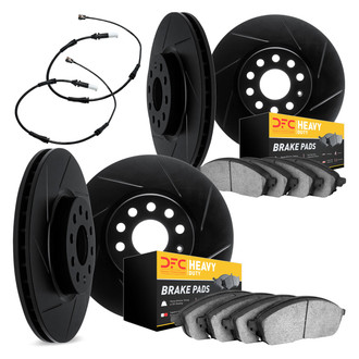 DFC® - Slotted Front and Rear Brake Kit with Heavy Duty Brake Pads