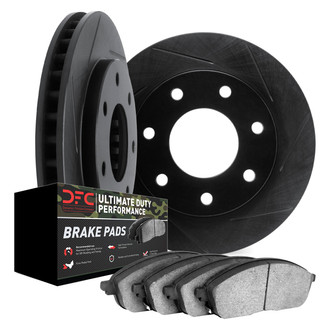 DFC® - Slotted Front Brake Kit with Ultimate Duty Performance Brake Pads