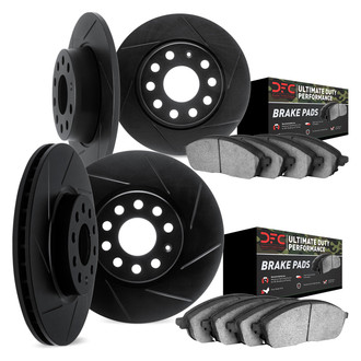 DFC® - Slotted Front and Rear Brake Kit with Ultimate Duty Performance Brake Pads