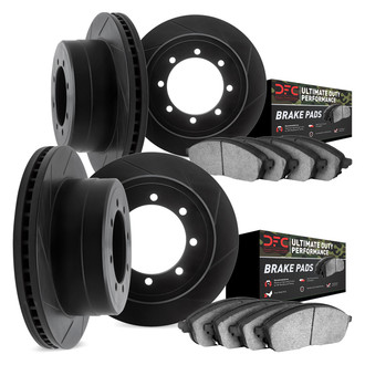 DFC® - Slotted Front and Rear Brake Kit with Ultimate Duty Performance Brake Pads