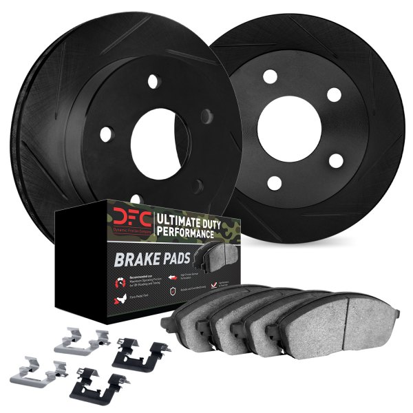 DFC® - Slotted Rear Brake Kit with Ultimate Duty Performance Brake Pads