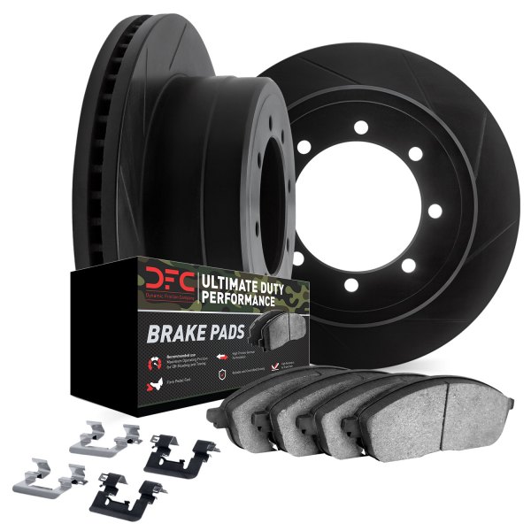 DFC® - Slotted Front Brake Kit with Ultimate Duty Performance Brake Pads