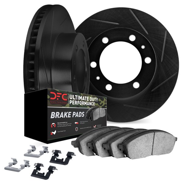 DFC® - Slotted Front Brake Kit with Ultimate Duty Performance Brake Pads