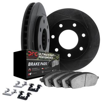 DFC® - Slotted Front Brake Kit with Ultimate Duty Performance Brake Pads