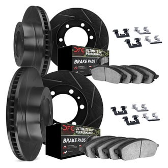 DFC® - Slotted Front and Rear Brake Kit with Ultimate Duty Performance Brake Pads