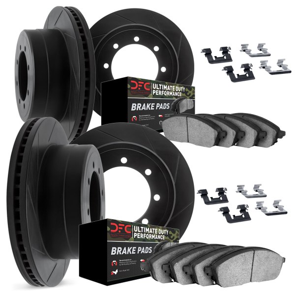 DFC® - Slotted Front and Rear Brake Kit with Ultimate Duty Performance Brake Pads